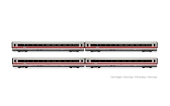 Lima HL4687 - H0 - 4-tlg. Set ICE-Personenwagen Bock auf Graubünden, DB AG, Ep. VI